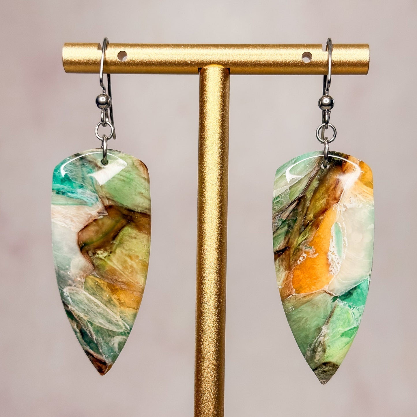 Autumn Jasper Earrings 7 - Gather Your Bones