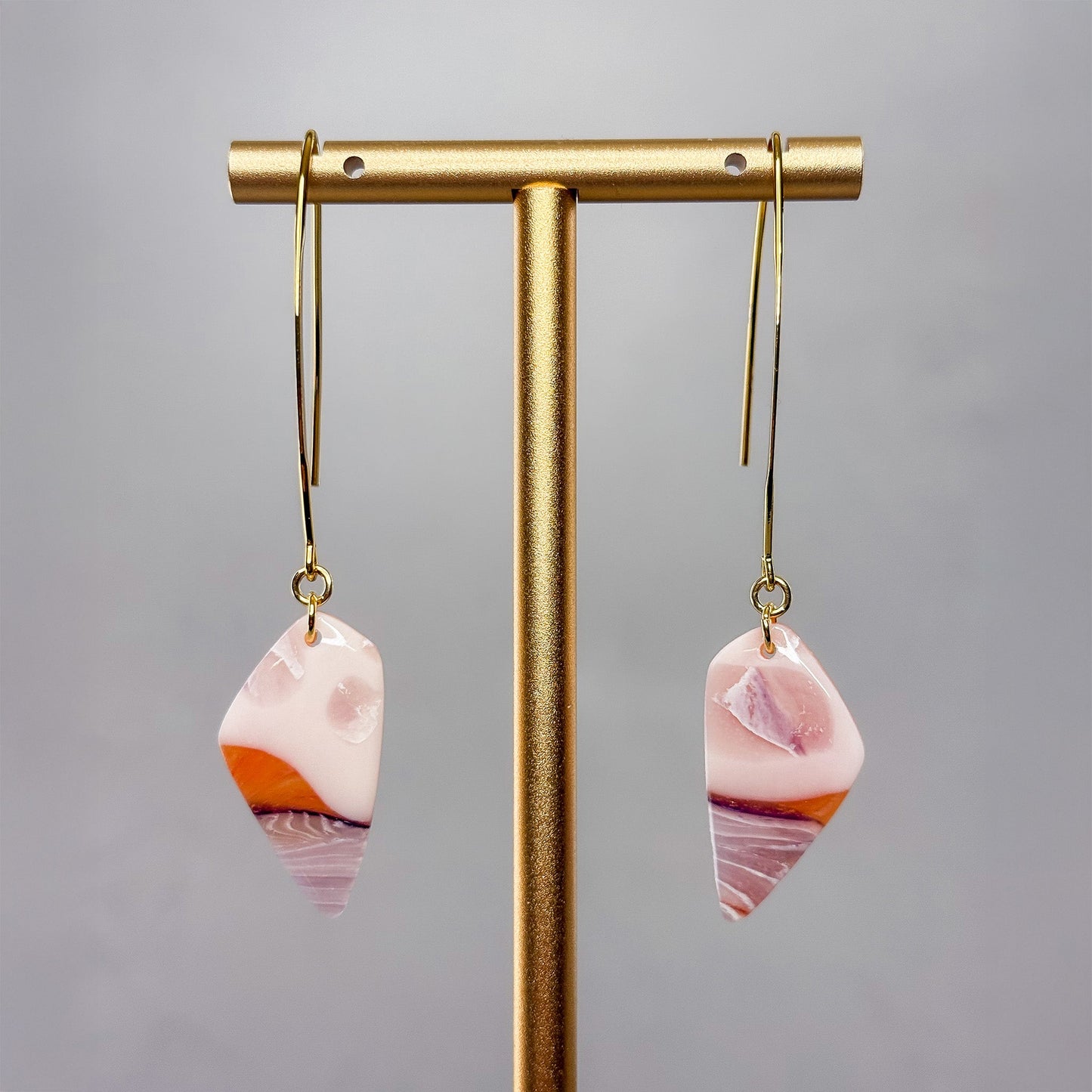 Fire & Amethyst Dangle Earrings 10 - Gather Your Bones