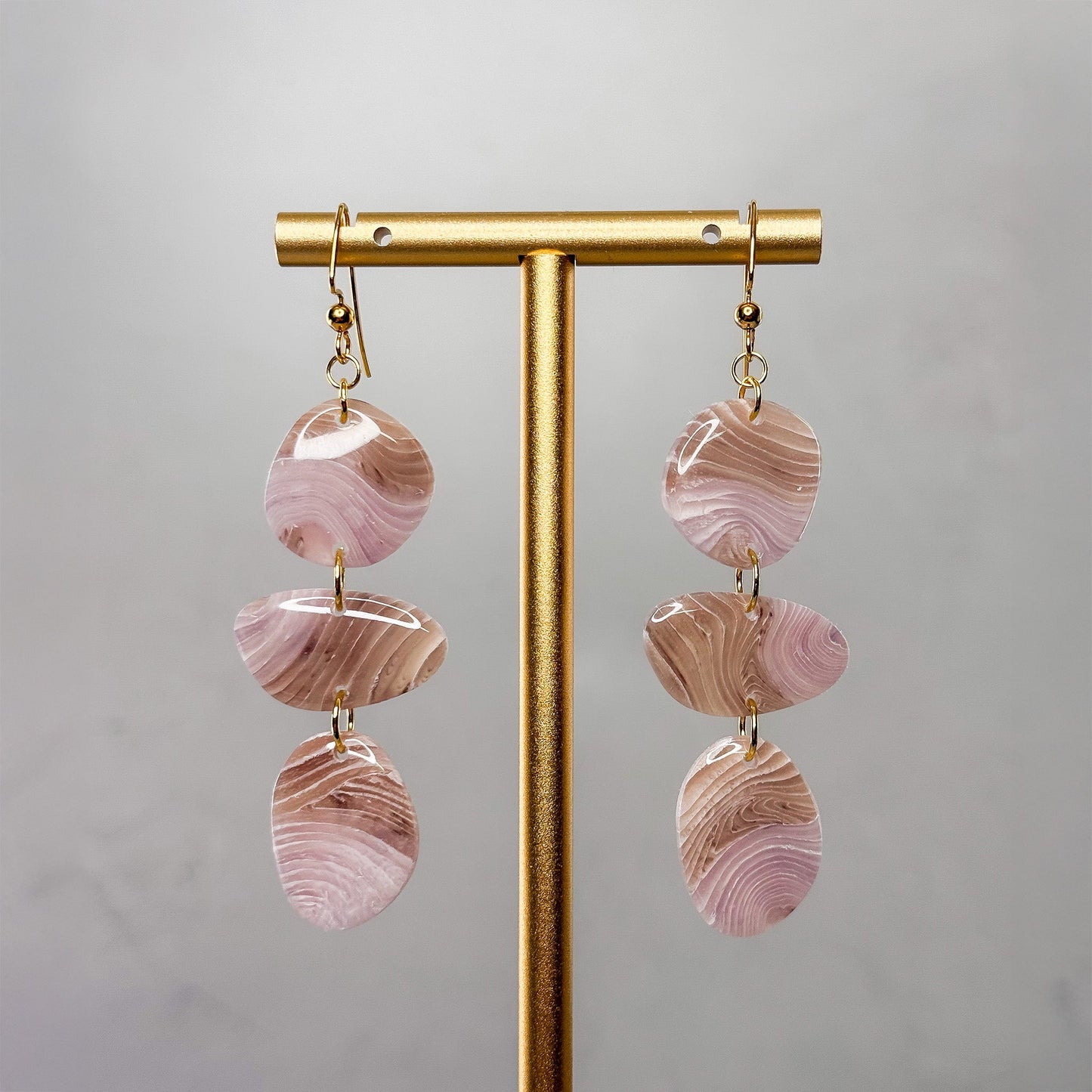 Fire & Amethyst Dangle Earrings 12 - Gather Your Bones