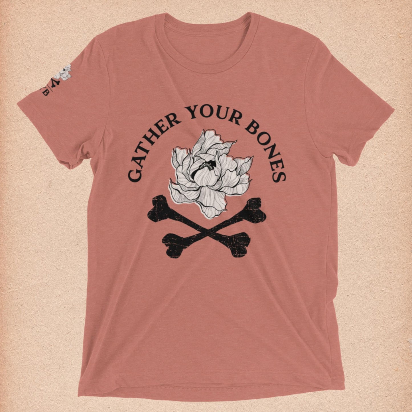 Gather Your Bones Mauve Short Sleeve T-shirt - Gather Your Bones