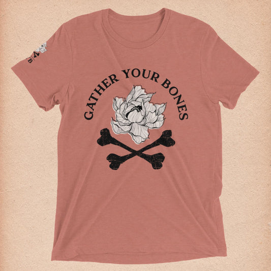Gather Your Bones Mauve Short Sleeve T-shirt - Gather Your Bones