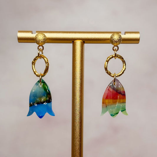 Kaleidoglass Clay Stud Earrings 21 - Gather Your Bones