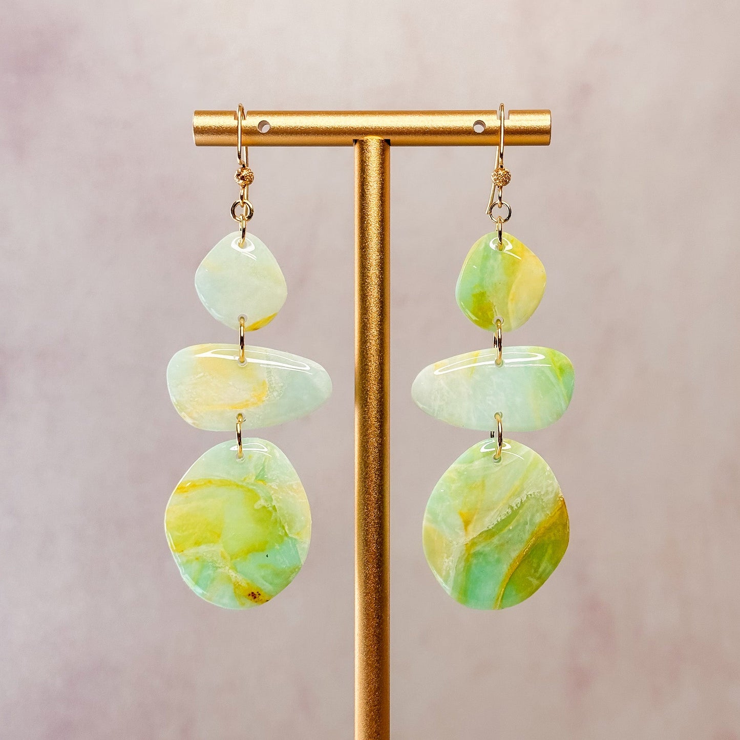 Marinite Dangle Earrings 1 - Gather Your Bones