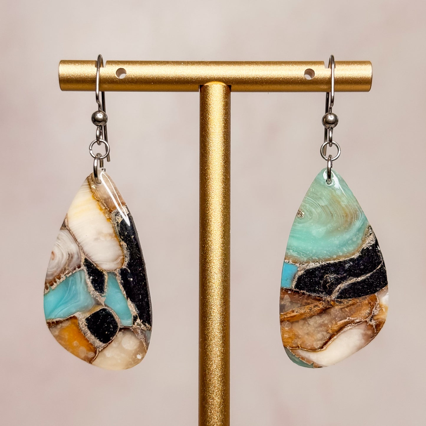Turquoise Strata Earrings 13