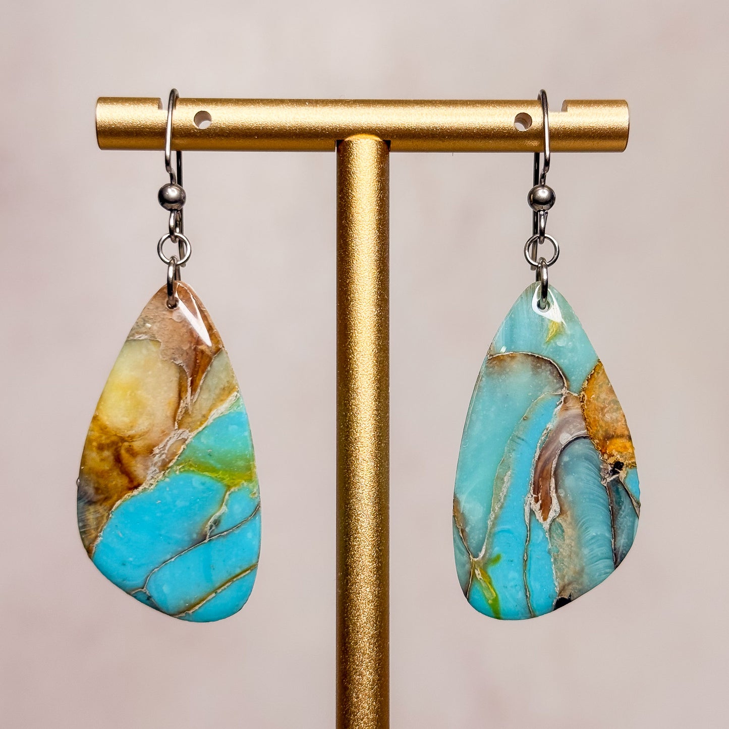 Turquoise Strata Earrings 4