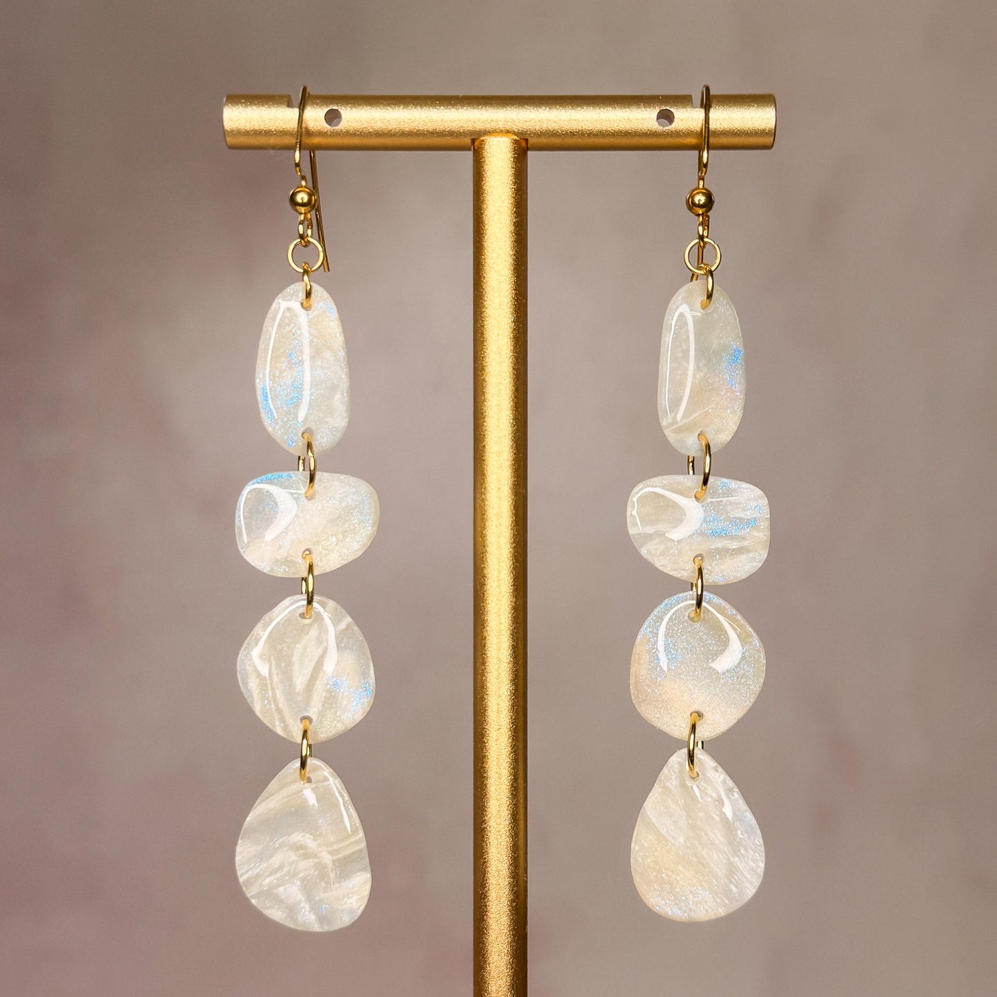 Moonstone Earrings 1 - Gather Your Bones