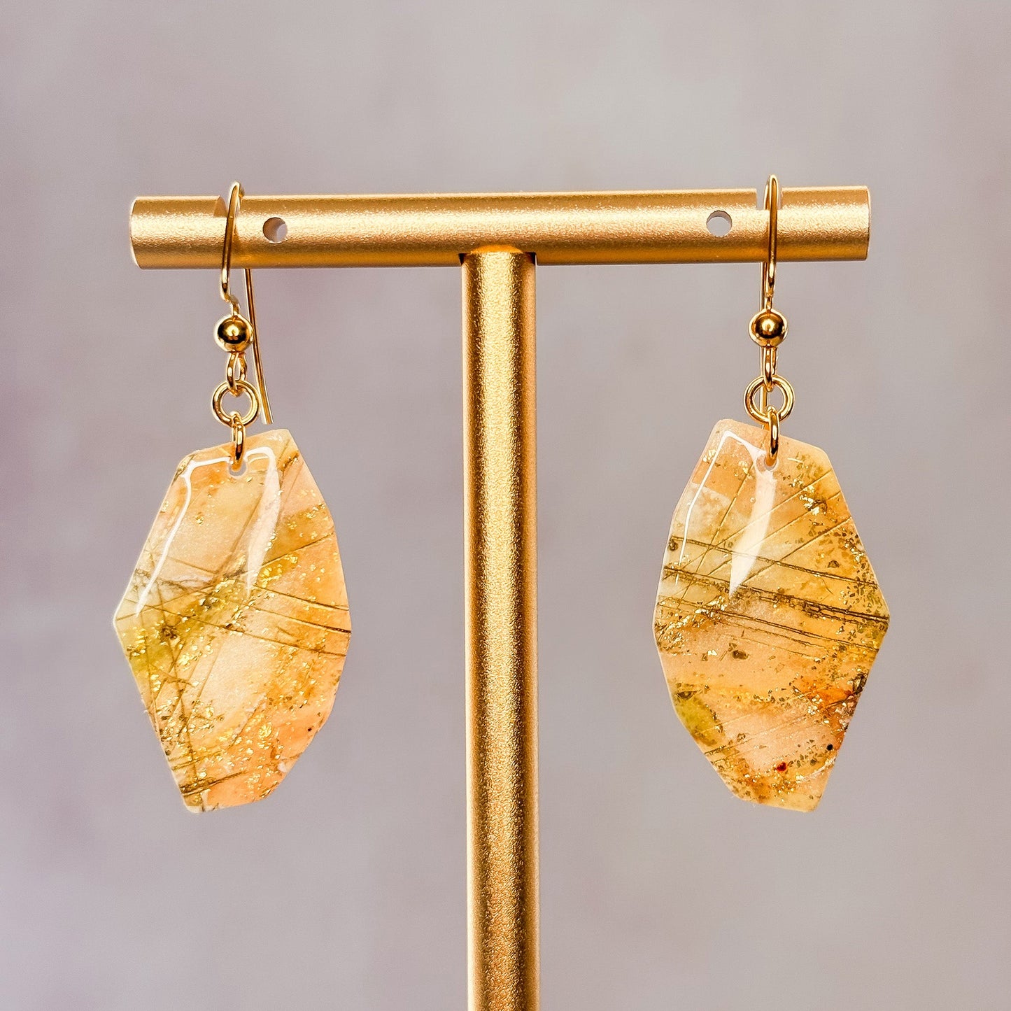 Rutilia Dangle Earrings 4 - Gather Your Bones