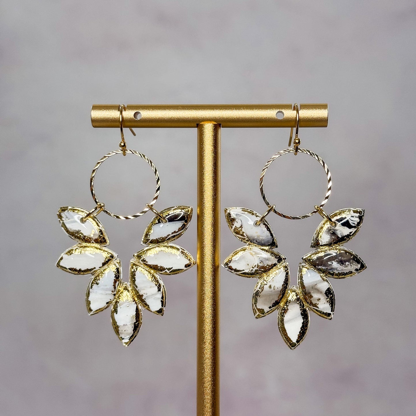Smoke & Mirror Dangle Earrings 18 - Gather Your Bones