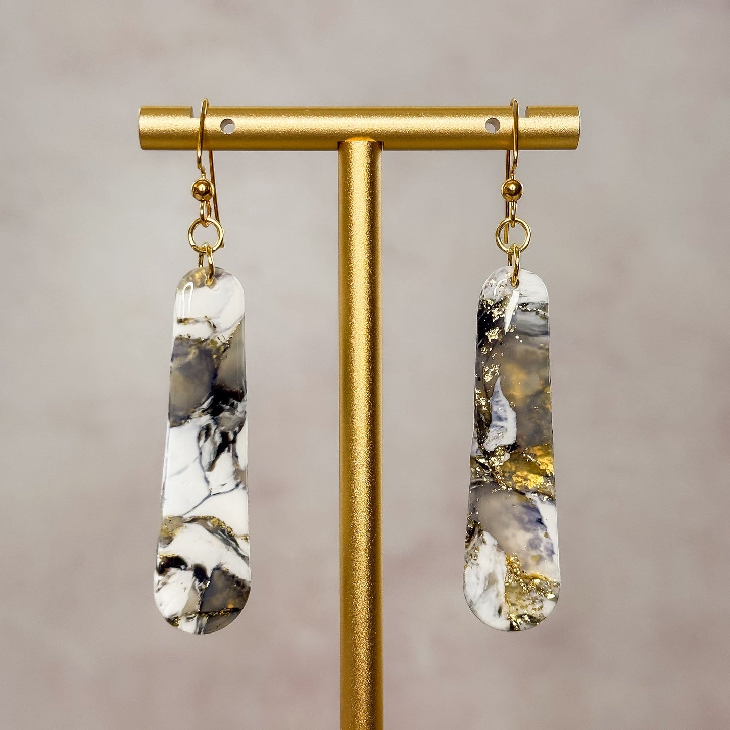 Smoke & Mirror Dangle Earrings 5 - Gather Your Bones