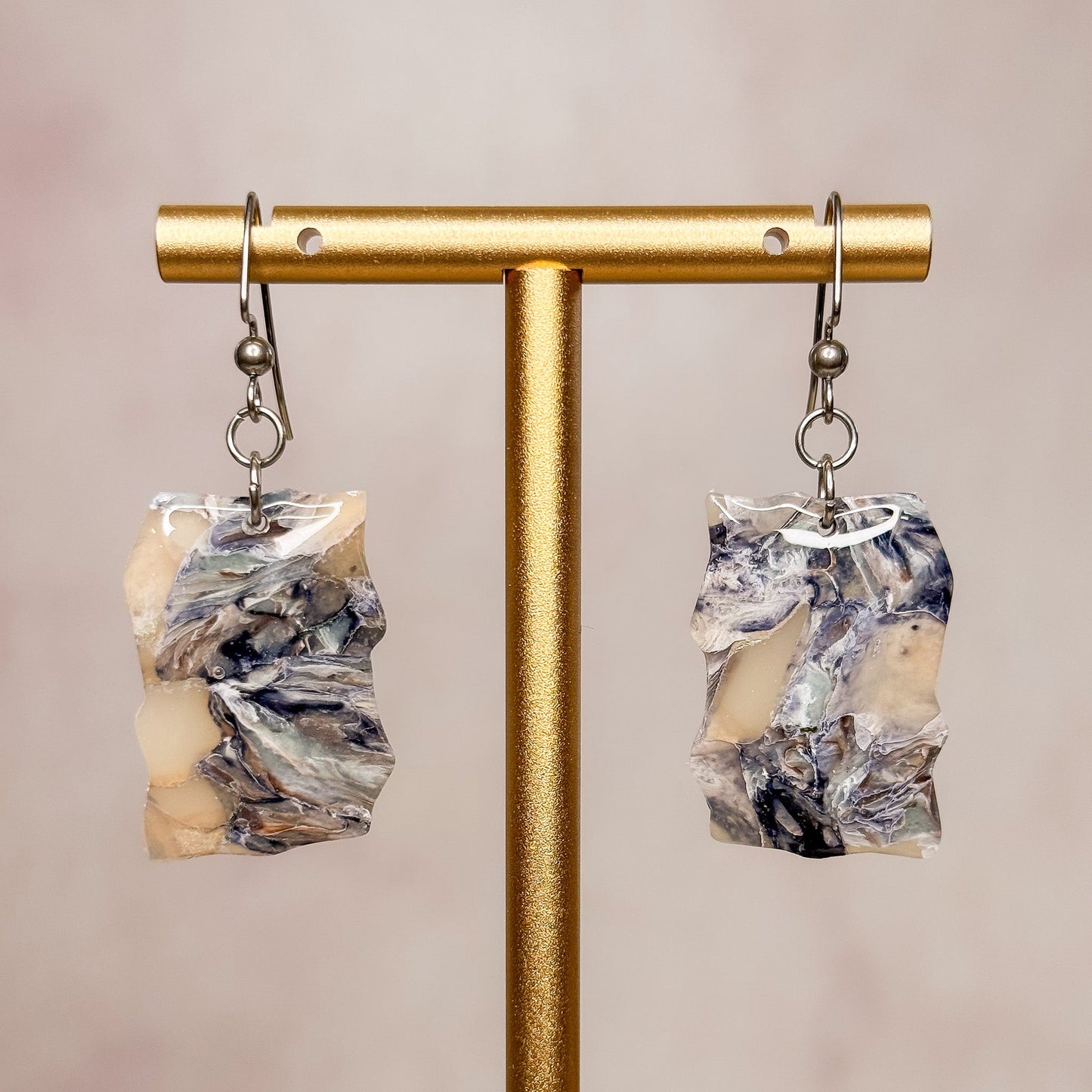 Storm Stone Earrings 1 - Gather Your Bones