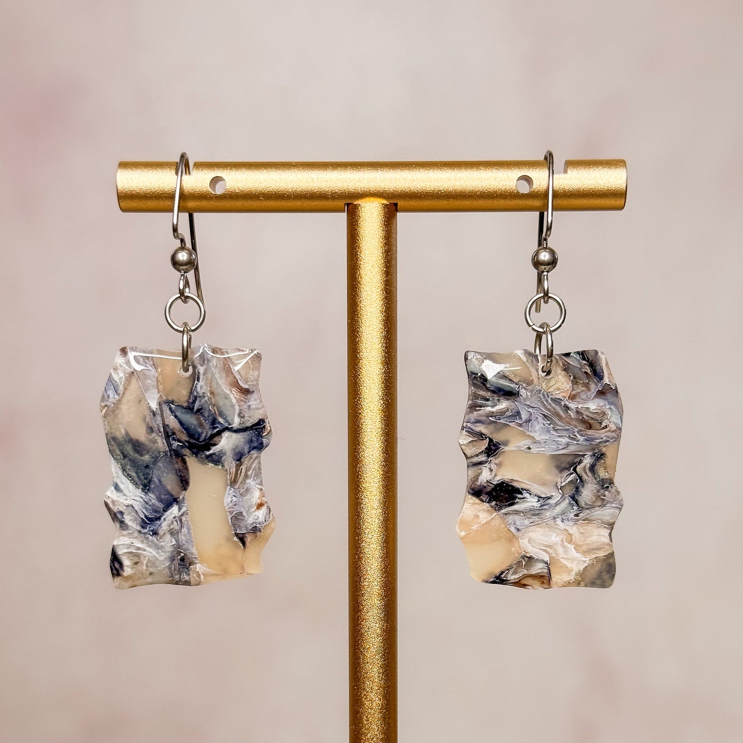 Storm Stone Earrings 2 - Gather Your Bones