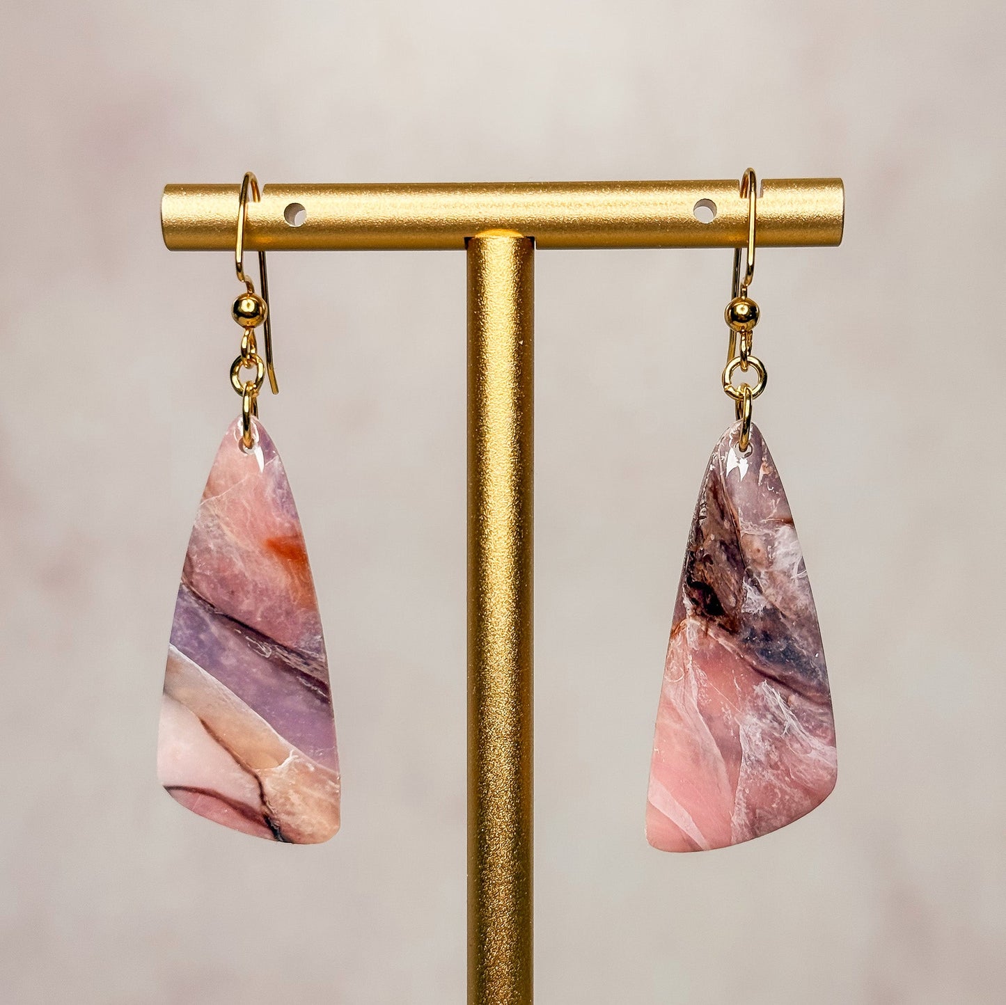 Violinite Dangle Earrings 6 - Gather Your Bones