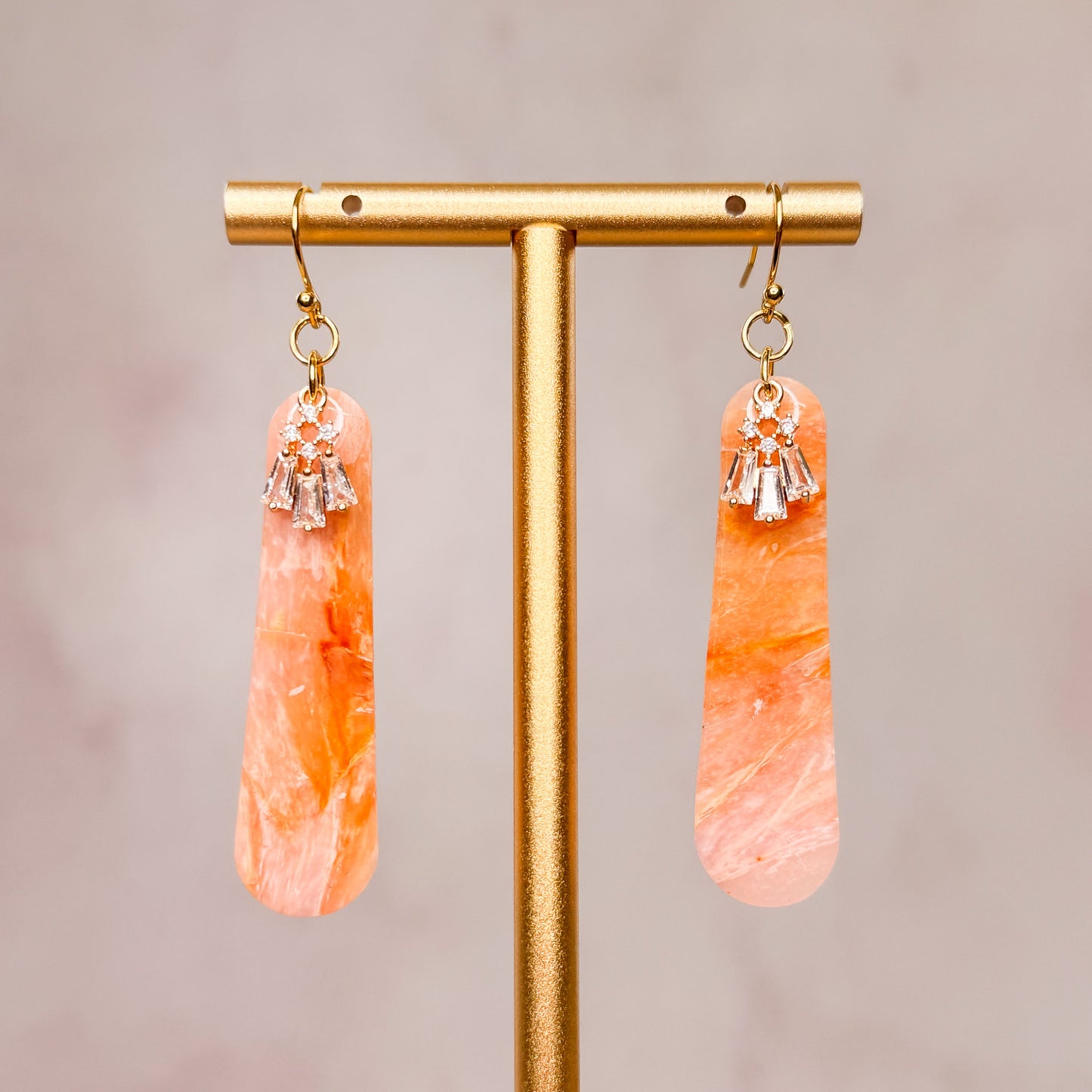 Amethyst Echoes Dangle Earrings #9