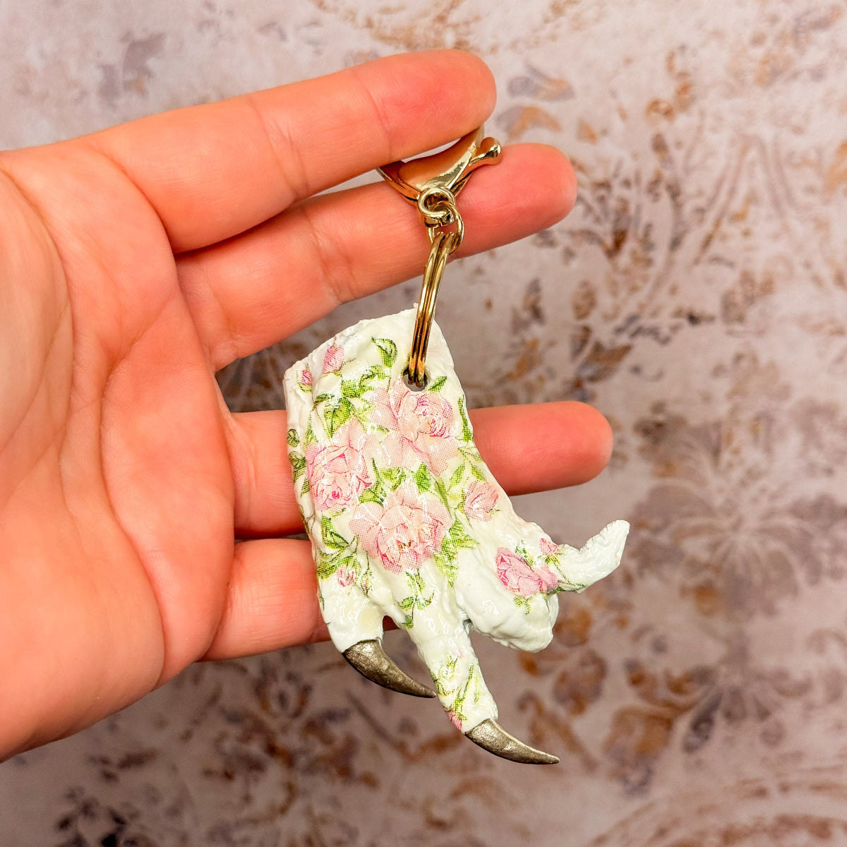 Alligator Foot Keychain - Gather Your Bones