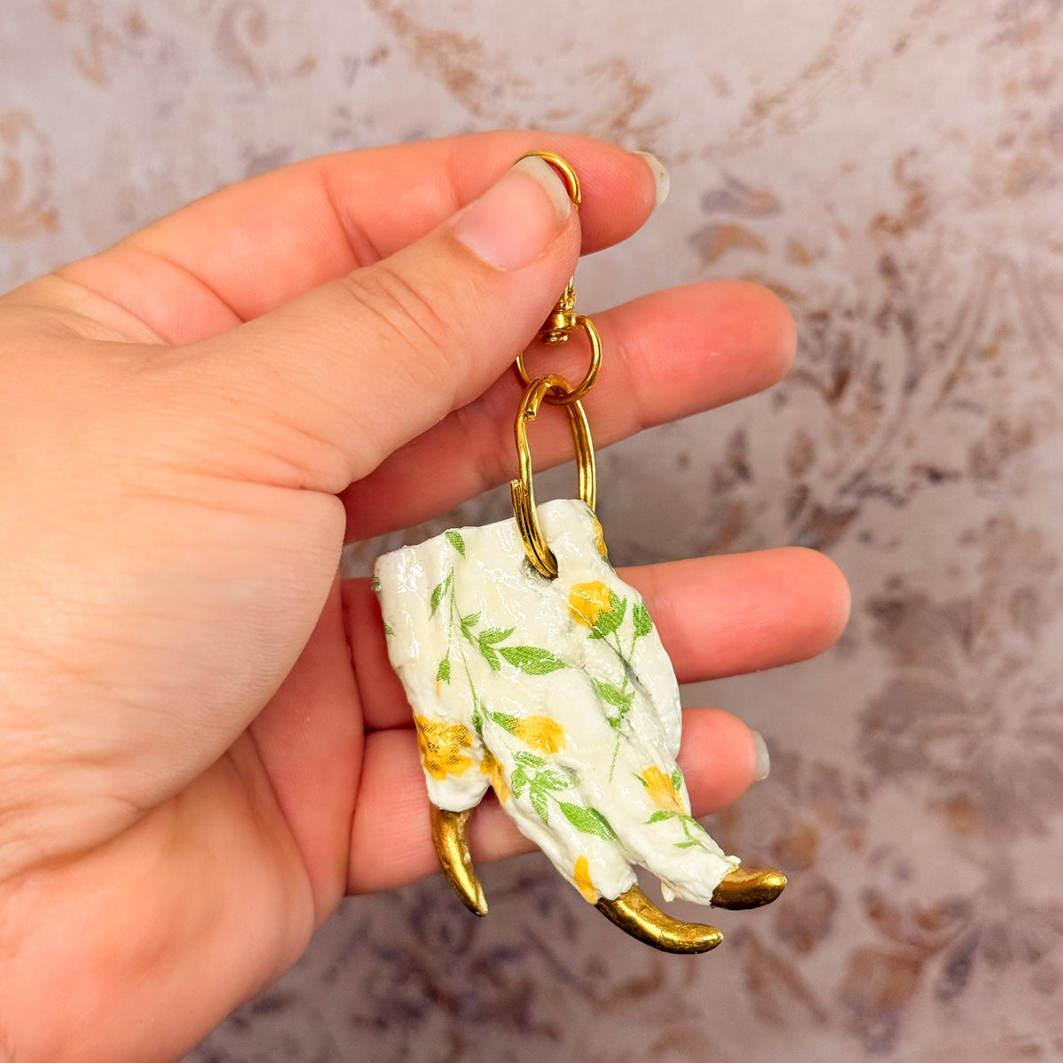 Alligator Foot Keychain - Gather Your Bones