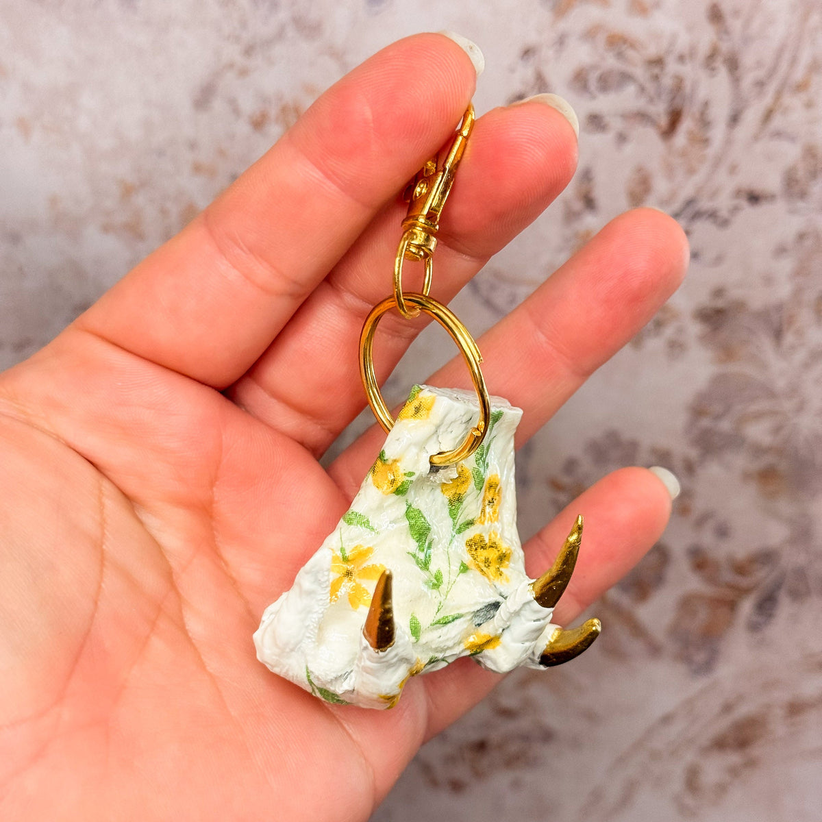 Alligator Foot Keychain - Gather Your Bones