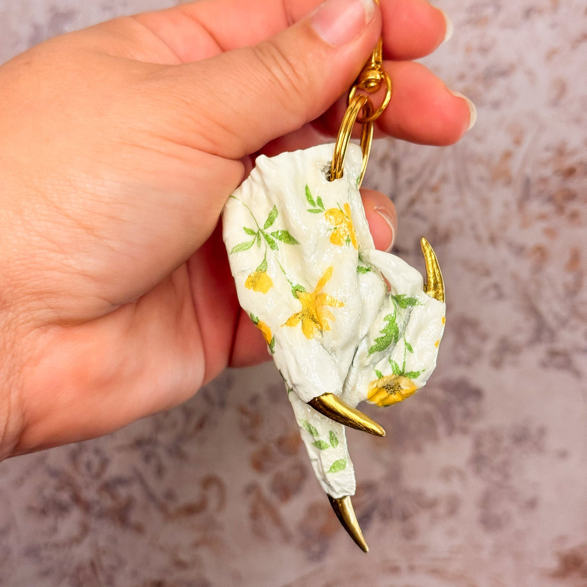 Alligator Foot Keychain - Gather Your Bones