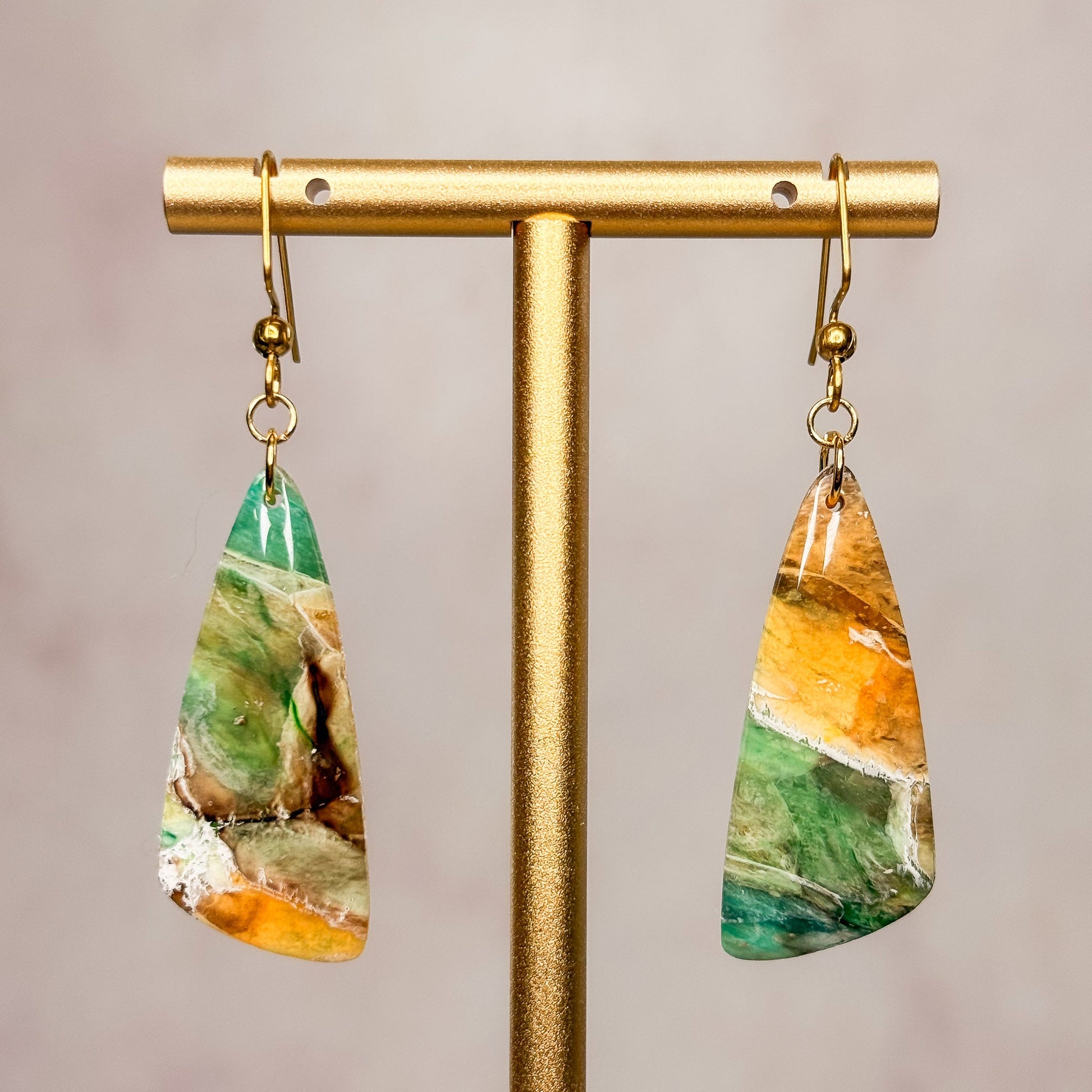 Autumn Jasper Earrings 2 - Gather Your Bones