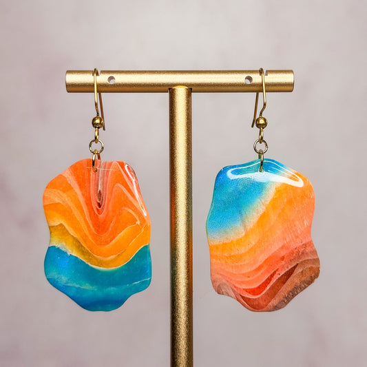 Canyon Glow Earrings 1 - Gather Your Bones