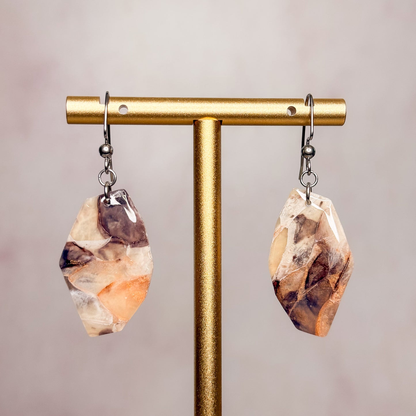 Caramel Quartz Earrings 5