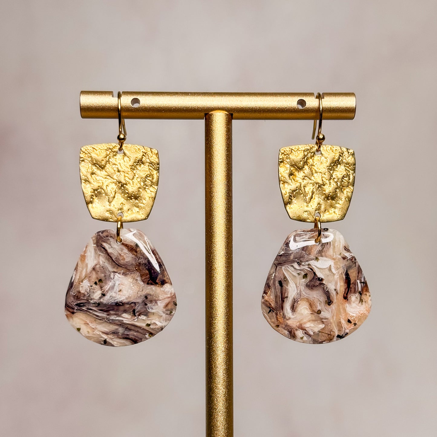 Caramel Quartz Earrings 8