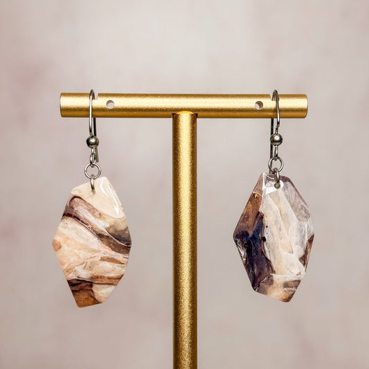 Caramel Quartz Earrings 6 - Gather Your Bones