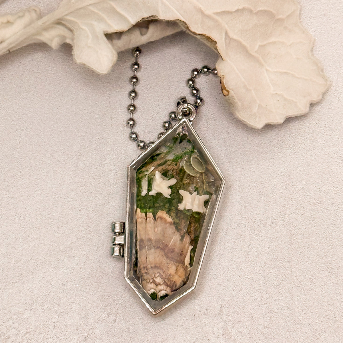 Coffin Oddities Locket Necklace