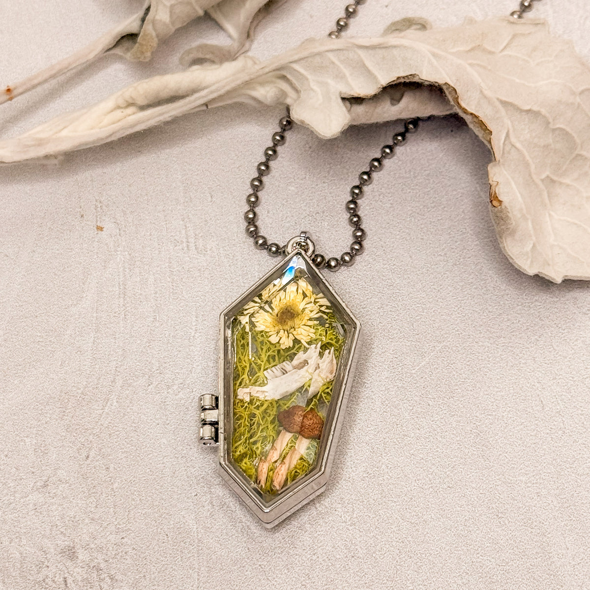 Coffin Oddities Locket Necklace