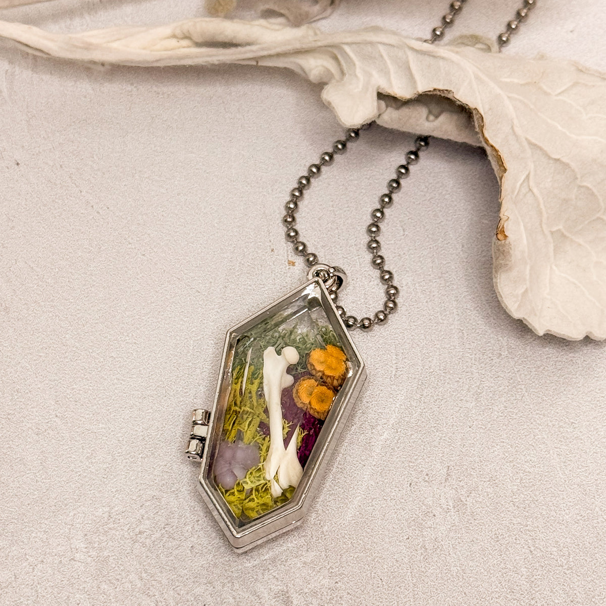 Coffin Oddities Locket Necklace