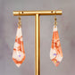Creamsicle Dangle Earrings 4 - Gather Your Bones