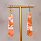 Creamsicle Dangle Earrings 6 - Gather Your Bones