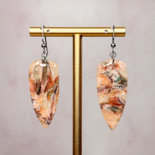 Desert Opal Earrings 1 - Gather Your Bones