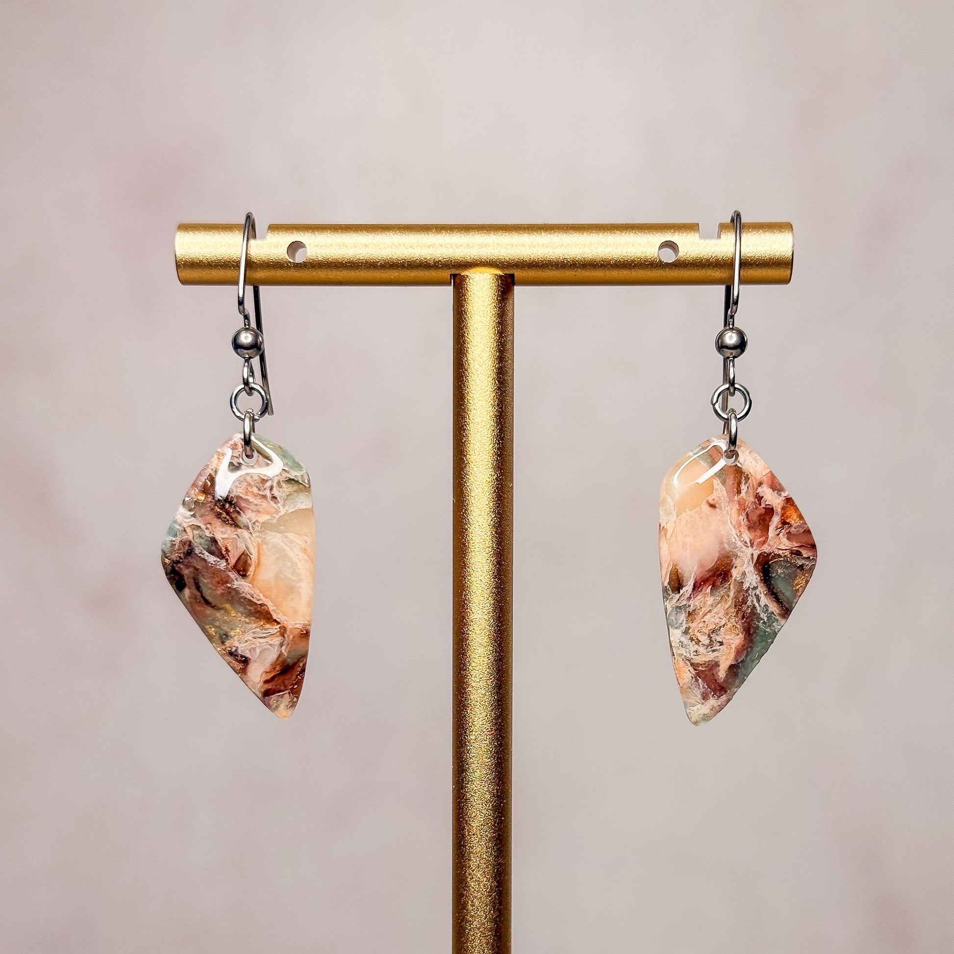 Desert Opal Earrings 7 - Gather Your Bones