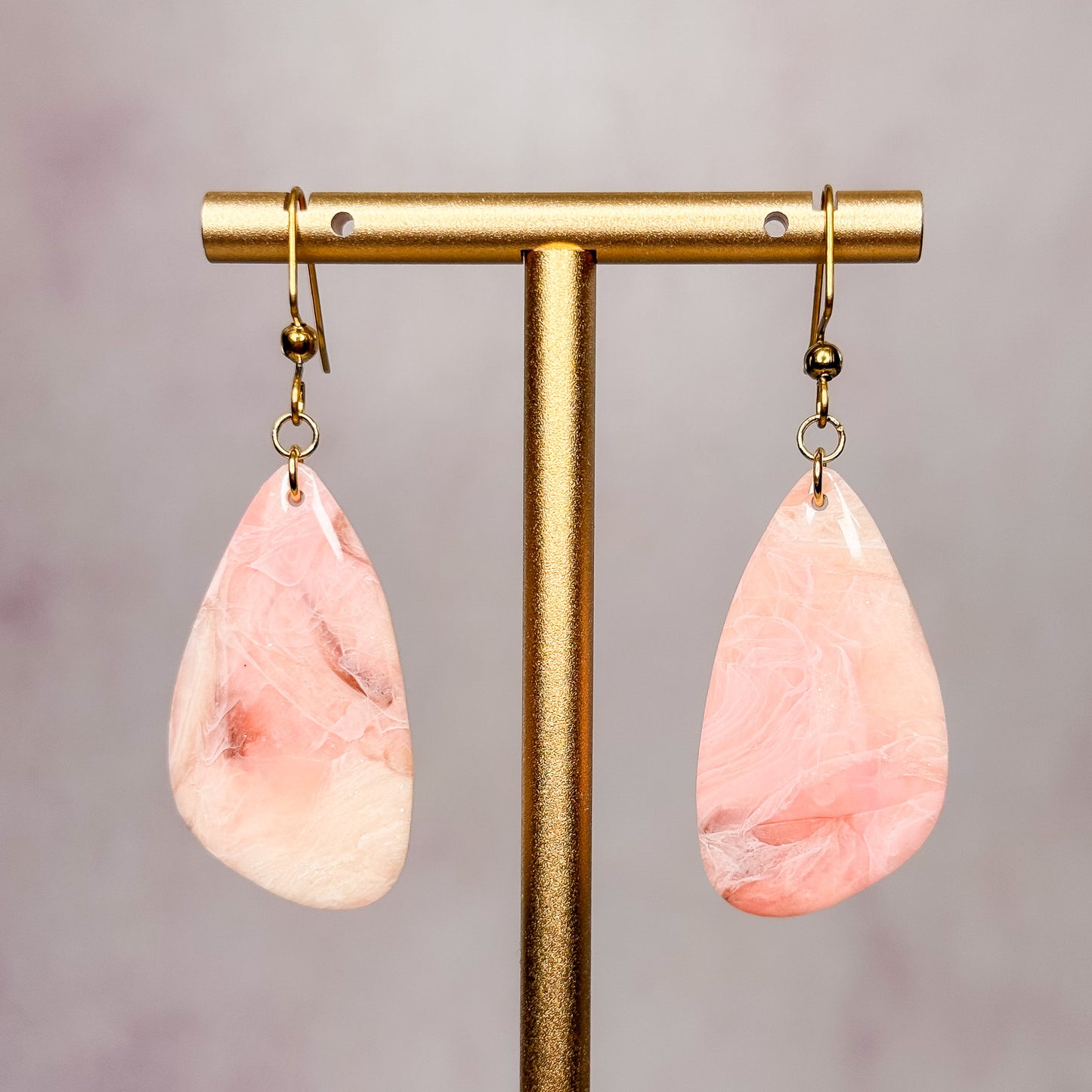 Dusty Quartz Earrings #1