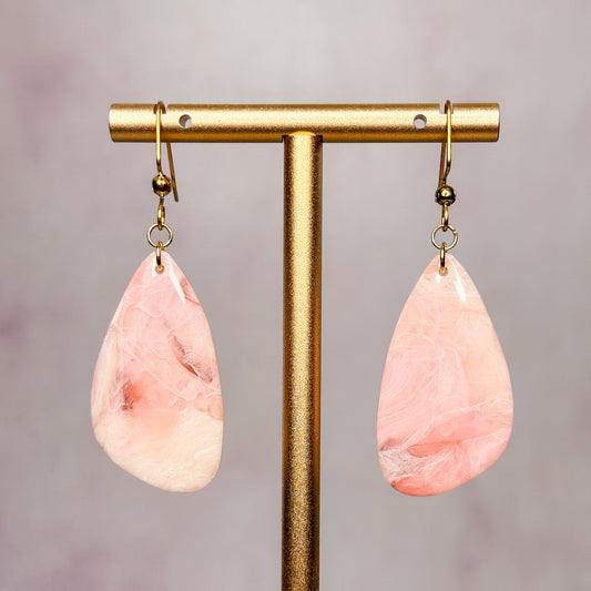 Dusty Quartz Earrings 1 - Gather Your Bones