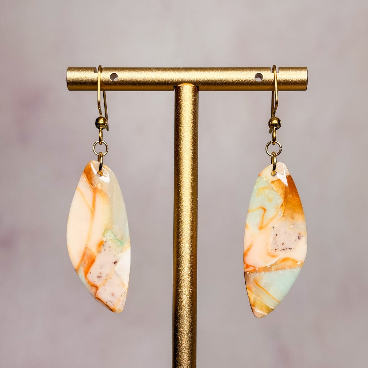 Earthstone Earrings 11 - Gather Your Bones