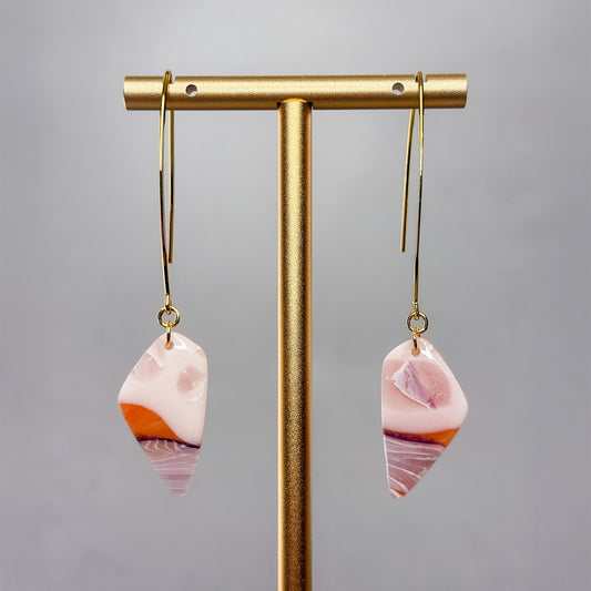 Fire & Amethyst Dangle Earrings 10 - Gather Your Bones