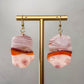 Fire & Amethyst Dangle Earrings 2 - Gather Your Bones