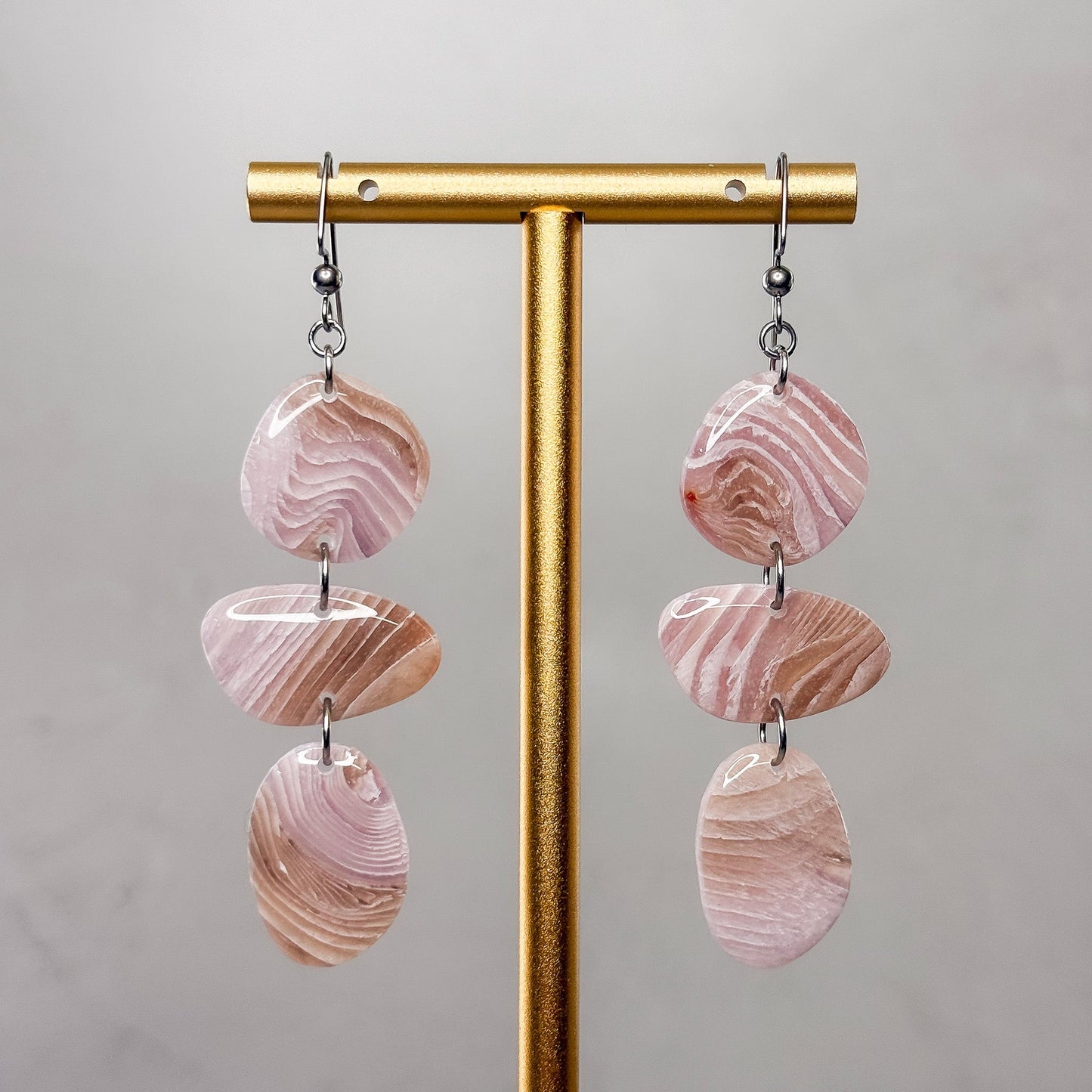 Fire & Amethyst Dangle Earrings 21 - Gather Your Bones