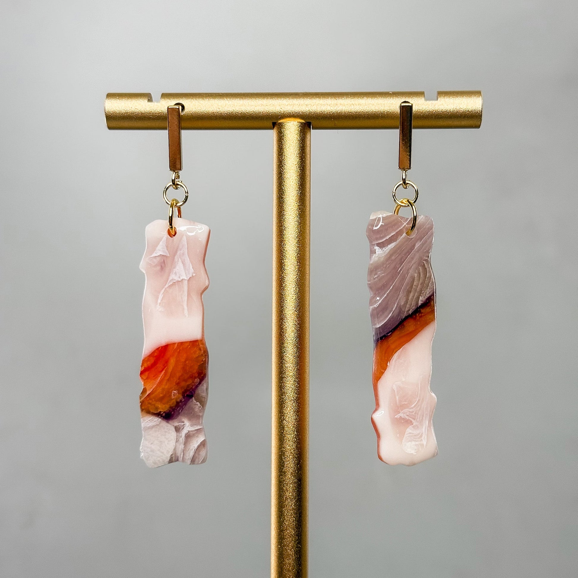 Fire & Amethyst Stud Earrings 8 - Gather Your Bones