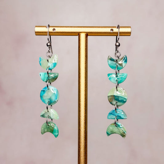 Glacier Stone Earrings 1 - Gather Your Bones