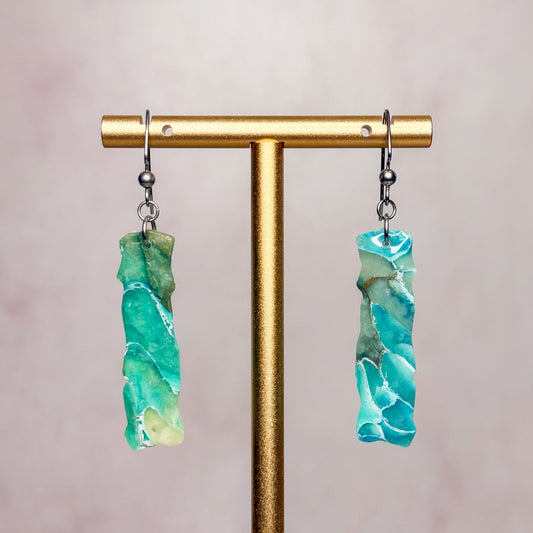 Glacier Stone Earrings 4 - Gather Your Bones