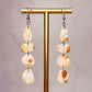 Honey Agate Earrings 1 - Gather Your Bones
