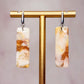 Honey Agate Earrings 11 - Gather Your Bones