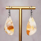 Honey Agate Earrings 4 - Gather Your Bones