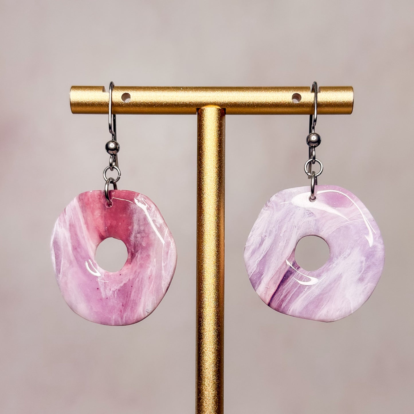 Lavender Agate Earrings 5