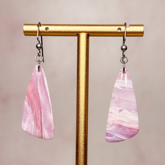Lavender Agate Earrings 3 - Gather Your Bones