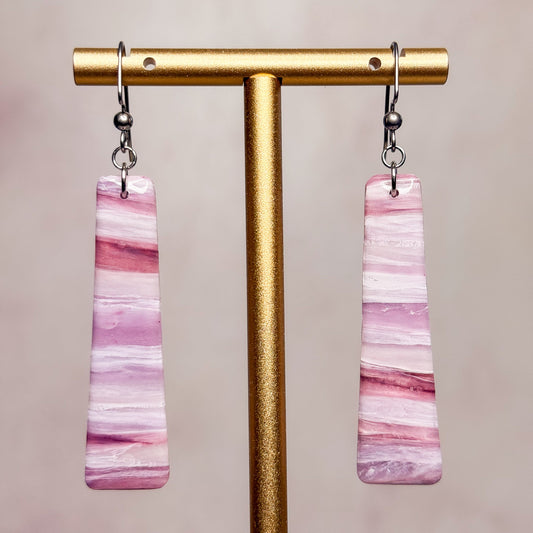 Lavender Agate Earrings 6 - Gather Your Bones