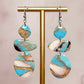 Turquoise Strata Earrings 1