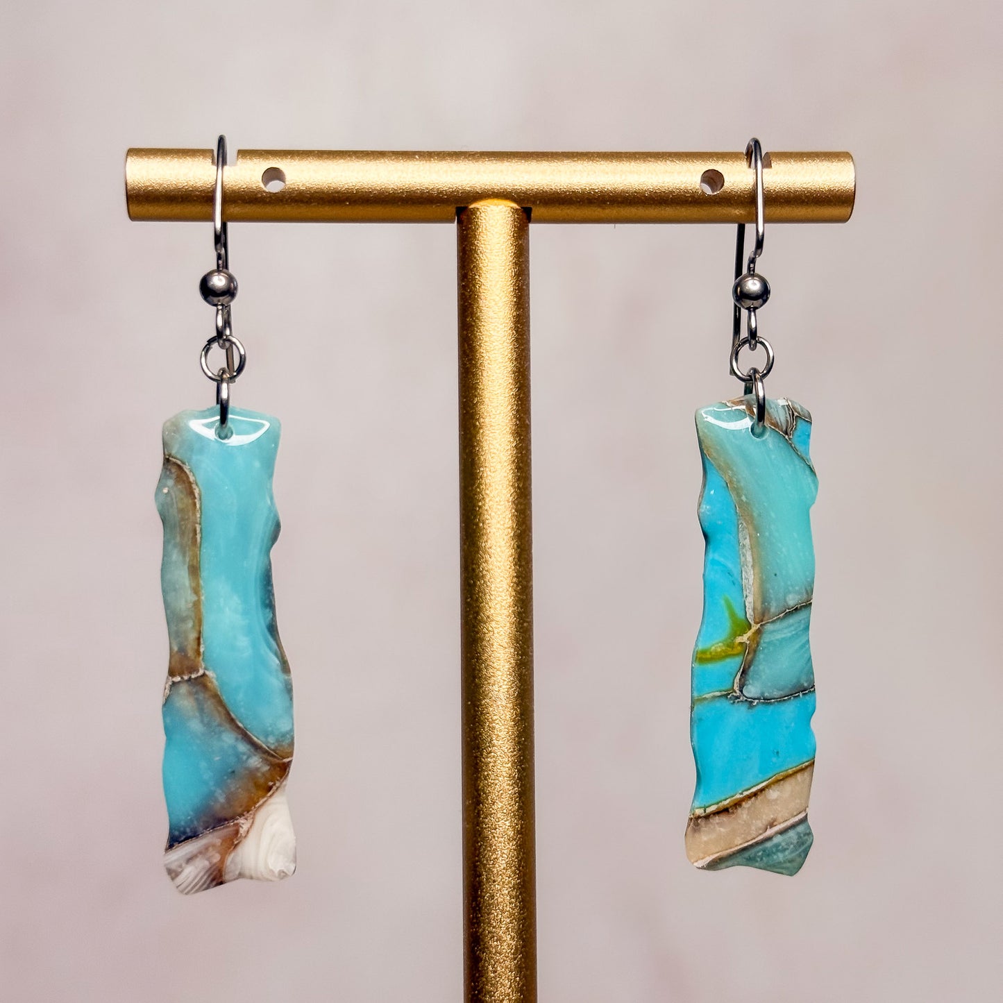 Turquoise Strata Earrings 12